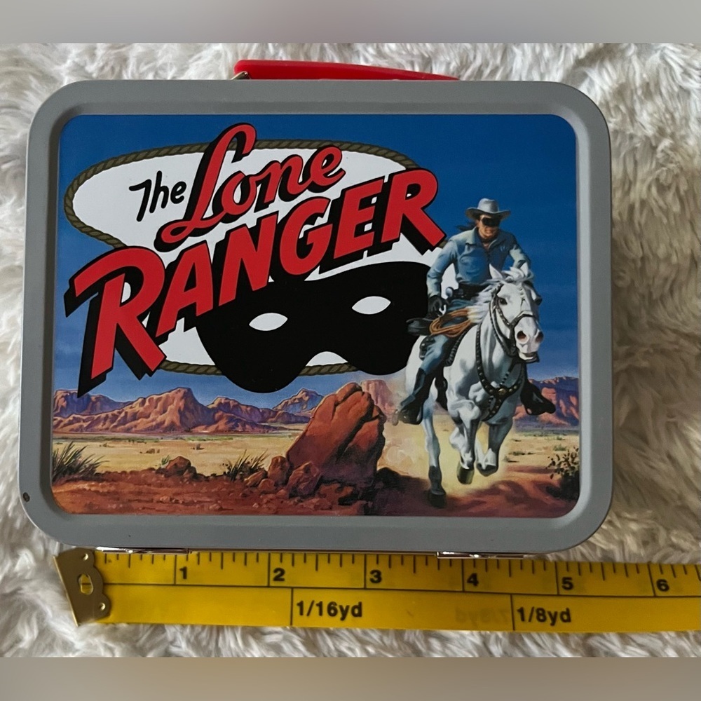 Vintage Lone Ranger Mini Tin Collectible Cheerios Lunchbox